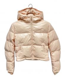 FENDI（フェンディ）の古着「ロゴショートダウンジャケット　FAN106 AK8N」｜ピンク