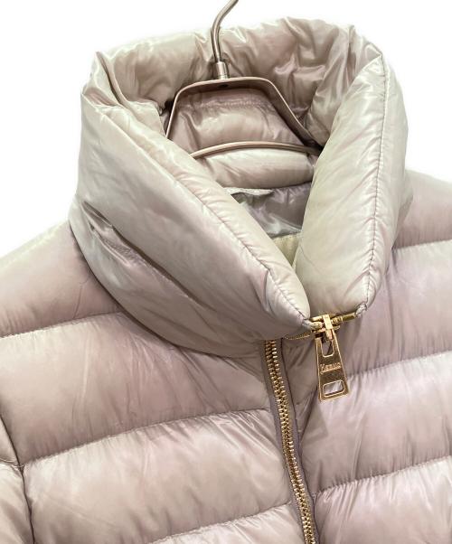 HERNO（ヘルノ）HERNO (ヘルノ) MARIA ハイネックライトパディングハーフ ダウンコート アイボリー サイズ:40の古着・服飾アイテム