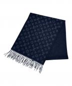 LOUIS VUITTONルイ ヴィトン）の古着「エシャルプモノグラムグラディエント マフラー/M70257」｜ネイビー