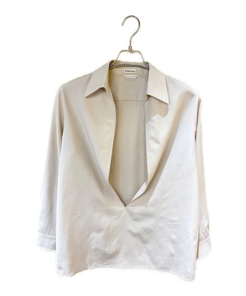 HERMES（エルメス）HERMES (エルメス) ヴァルーズシャツ ベージュ サイズ:34の古着・服飾アイテム