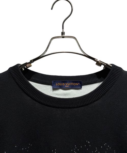 LOUIS VUITTON（ルイ ヴィトン）LOUIS VUITTON (ルイ ヴィトン) モノグラムグラディエントニット ブラック サイズ:XLの古着・服飾アイテム