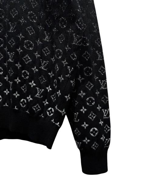 LOUIS VUITTON（ルイ ヴィトン）LOUIS VUITTON (ルイ ヴィトン) モノグラムグラディエントニット ブラック サイズ:XLの古着・服飾アイテム
