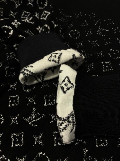 LOUIS VUITTON（ルイ ヴィトン）LOUIS VUITTON (ルイ ヴィトン) モノグラムグラディエントニット ブラック サイズ:XLの古着・服飾アイテム