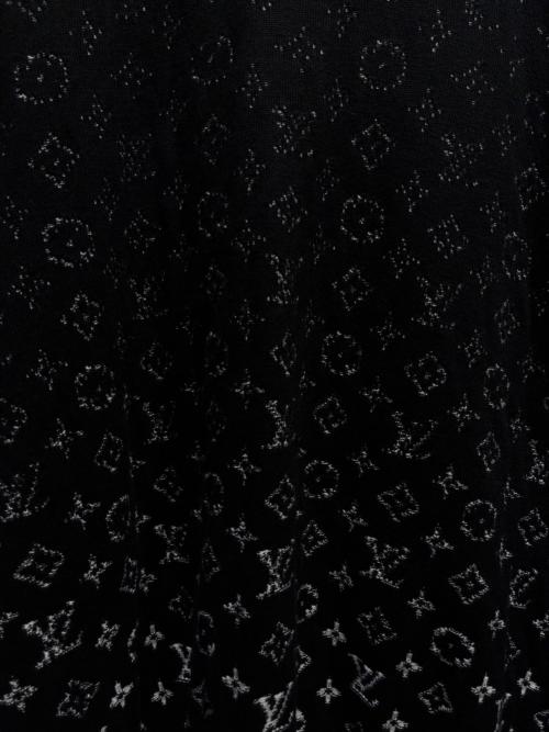 LOUIS VUITTON（ルイ ヴィトン）LOUIS VUITTON (ルイ ヴィトン) モノグラムグラディエントニット ブラック サイズ:XLの古着・服飾アイテム
