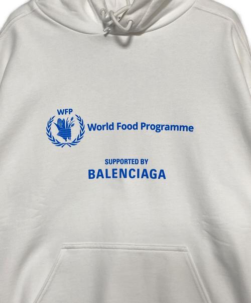 BALENCIAGA（バレンシアガ）BALENCIAGA (バレンシアガ) WFPパーカー ホワイト サイズ:XSの古着・服飾アイテム