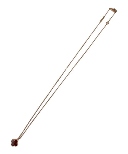 VAN CLEEF & ARPELS（ヴァンクリーフ＆アーペル）VAN CLEEF & ARPELS (ヴァンクリーフ＆アーペル) スウィートアルハンブラ カーネリアンネックレス サイズ:スウィートアルハンブラの古着・服飾アイテム