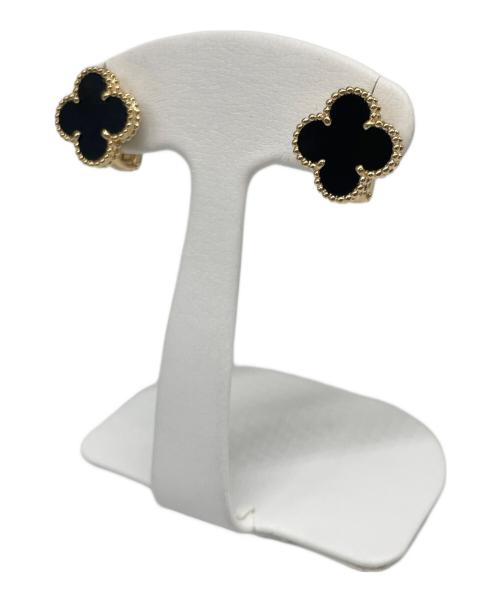 VAN CLEEF & ARPELS（ヴァンクリーフ＆アーペル）VAN CLEEF & ARPELS (ヴァンクリーフ＆アーペル) ヴィンテージアルハンブラ オニキスピアス サイズ:ヴィンテージアルハンブラの古着・服飾アイテム