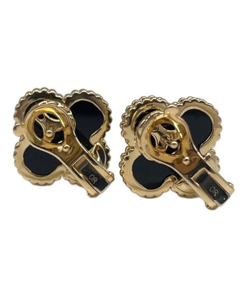 VAN CLEEF & ARPELS（ヴァンクリーフ＆アーペル）VAN CLEEF & ARPELS (ヴァンクリーフ＆アーペル) ヴィンテージアルハンブラ オニキスピアス サイズ:ヴィンテージアルハンブラの古着・服飾アイテム