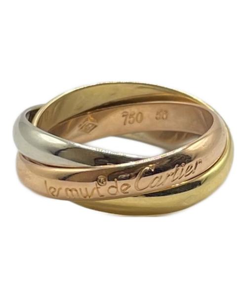 Cartier（カルティエ）Cartier (カルティエ) トリニティリング サイズ:56の古着・服飾アイテム