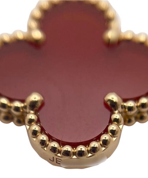 VAN CLEEF & ARPELS（ヴァンクリーフ＆アーペル）VAN CLEEF & ARPELS (ヴァンクリーフ＆アーペル) ヴィンテージアルハンブラ 5Pカーネリアンブレスレット/vintage alhambra bracelet carnelian サイズ:-の古着・服飾アイテム