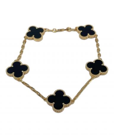 Van Cleef & Arpels アルハンブラ オニキス　ブレスレット 中古・古着通販】VAN CLEEF & ARPELS (ヴァンクリーフ＆アーペル