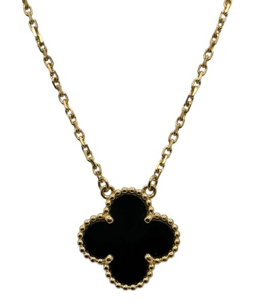 VAN CLEEF & ARPELS（ヴァンクリーフ＆アーペル）VAN CLEEF & ARPELS (ヴァンクリーフ＆アーペル) Vintage Alhambra Onyx/ヴィンテージ アルハンブラ オニキス ネックレスの古着・服飾アイテム