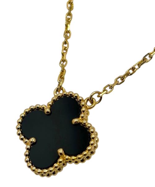 VAN CLEEF & ARPELS（ヴァンクリーフ＆アーペル）VAN CLEEF & ARPELS (ヴァンクリーフ＆アーペル) Vintage Alhambra Onyx/ヴィンテージ アルハンブラ オニキス ネックレスの古着・服飾アイテム