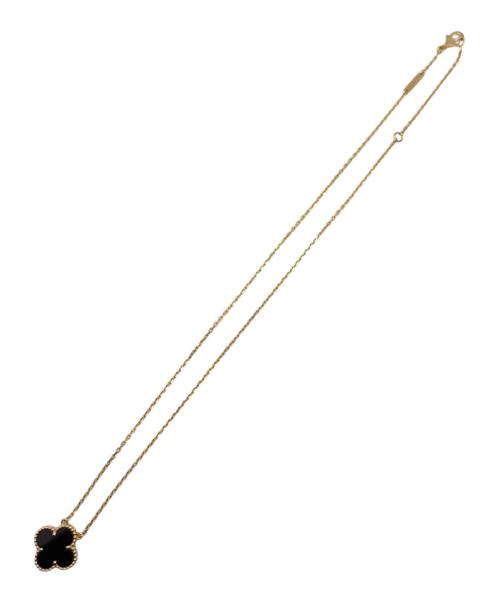 VAN CLEEF & ARPELS（ヴァンクリーフ＆アーペル）VAN CLEEF & ARPELS (ヴァンクリーフ＆アーペル) Vintage Alhambra Onyx/ヴィンテージ アルハンブラ オニキス ネックレスの古着・服飾アイテム