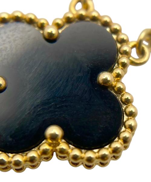 VAN CLEEF & ARPELS（ヴァンクリーフ＆アーペル）VAN CLEEF & ARPELS (ヴァンクリーフ＆アーペル) Vintage Alhambra Onyx/ヴィンテージアルハンブラ オニキス ネックレス サイズ:ヴィンテージアルハンブラの古着・服飾アイテム