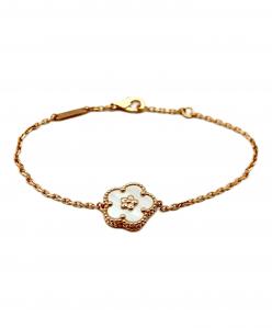 VAN CLEEF & ARPELS（ヴァンクリーフ＆アーペル）の古着「Lucky Spring Bracelet Plum Blossom ラッキー スプリング ブレスレット プラムブロッサム　VCARP9V900」
