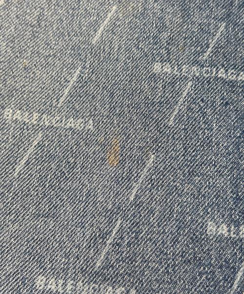 BALENCIAGA（バレンシアガ）BALENCIAGA (バレンシアガ) ロゴデニムスカート インディゴ サイズ:36の古着・服飾アイテム