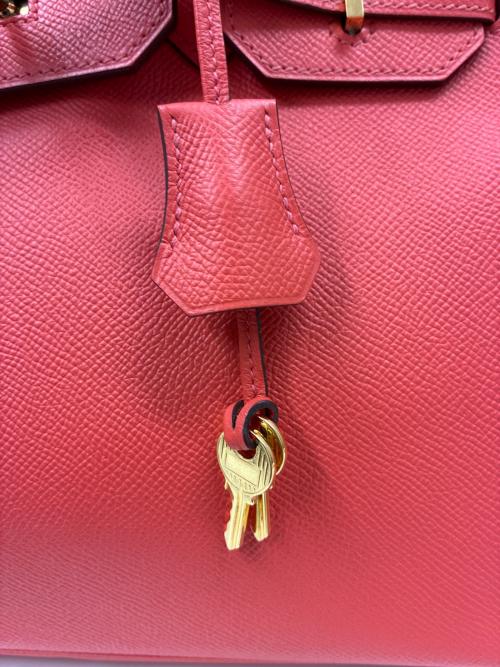 HERMES（エルメス）HERMES (エルメス) バーキン30/ゴールド金具/ヴォーエプソン/X刻印 ピンク系 サイズ:30の古着・服飾アイテム