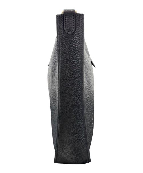 HERMES（エルメス）HERMES (エルメス) Evelyne GM エブリン GM/フィヨルド/ブラック/▢A刻印：1997年製造/ゴールド金具 ブラック サイズ:GMの古着・服飾アイテム