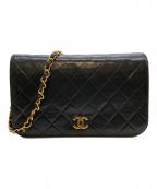 CHANELシャネル）の古着「Matrasse 23 Full Flap Shoulder Bag/マトラッセ23フルフラップショルダーバッグ/フルフラップ/ショルダーバッグ」｜ブラック