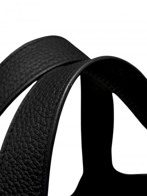 HERMES（エルメス）HERMES (エルメス) ピコタンロックMM/シルバー金具/トリヨンクレマンス/ブラック/T刻印 ブラック サイズ:MMの古着・服飾アイテム