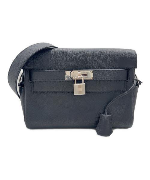 HERMES（エルメス）HERMES (エルメス) ケリーメッセンジャーPM/トゴ/シルバー金具/K2025年 ブラック サイズ:PMの古着・服飾アイテム