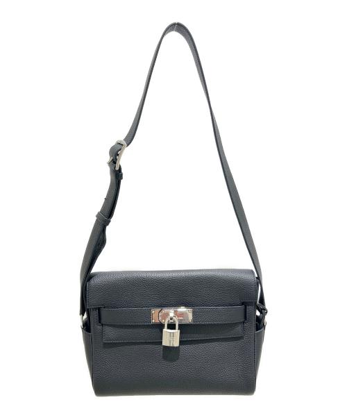 HERMES（エルメス）HERMES (エルメス) ケリーメッセンジャーPM/トゴ/シルバー金具/K2025年 ブラック サイズ:PMの古着・服飾アイテム