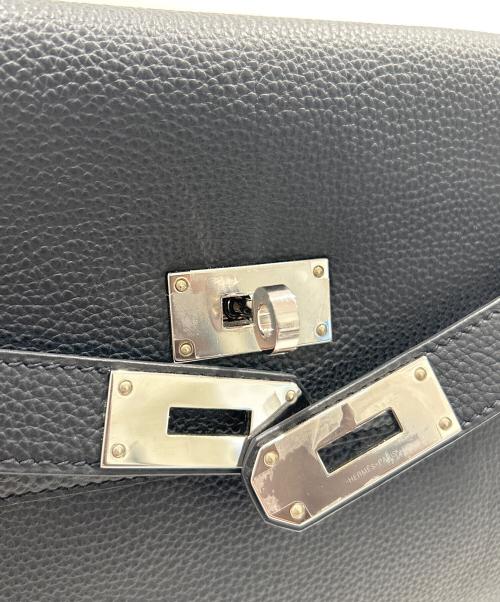 HERMES（エルメス）HERMES (エルメス) ケリーメッセンジャーPM/トゴ/シルバー金具/K2025年 ブラック サイズ:PMの古着・服飾アイテム