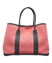 HERMES（エルメス）の古着「Garden Party PM ガーデンパーティ PM/トワルアッシュ/ピンク系/X刻印：2016年製造/シルバー金具」｜ピンク系