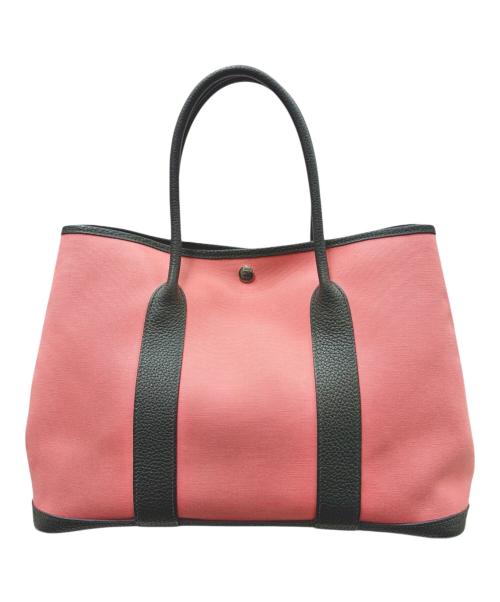 HERMES（エルメス）HERMES (エルメス) Garden Party PM ガーデンパーティ PM/トワルアッシュ/ピンク系/X刻印：2016年製造/シルバー金具 ピンク系 サイズ:PMの古着・服飾アイテム
