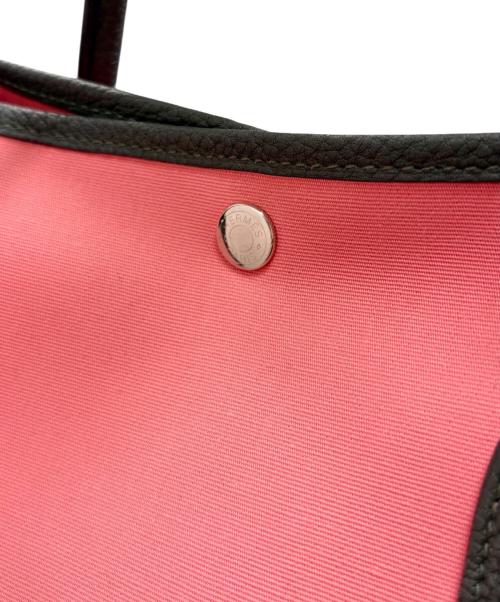 HERMES（エルメス）HERMES (エルメス) Garden Party PM ガーデンパーティ PM/トワルアッシュ/ピンク系/X刻印：2016年製造/シルバー金具 ピンク系 サイズ:PMの古着・服飾アイテム