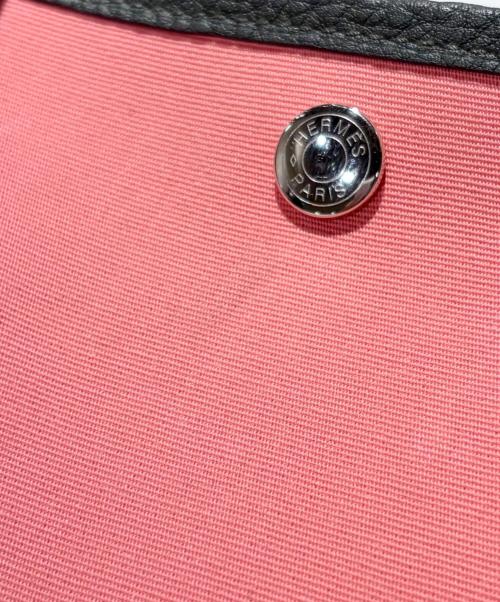 HERMES（エルメス）HERMES (エルメス) Garden Party PM ガーデンパーティ PM/トワルアッシュ/ピンク系/X刻印：2016年製造/シルバー金具 ピンク系 サイズ:PMの古着・服飾アイテム