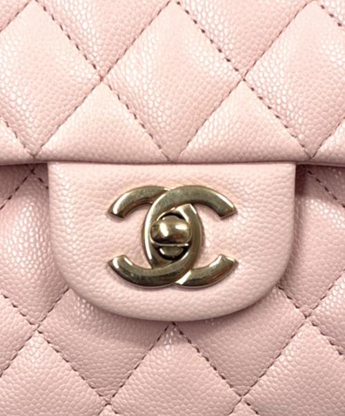 CHANEL（シャネル）CHANEL (シャネル) マトラッセ23 Wフラップチェーンショルダーバッグ ライトピンク サイズ:23の古着・服飾アイテム
