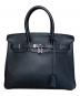 HERMES（エルメス）の古着「バーキン 30/シルバー金具/トゴ/ブラック/□H刻印:2004年」｜ブラック