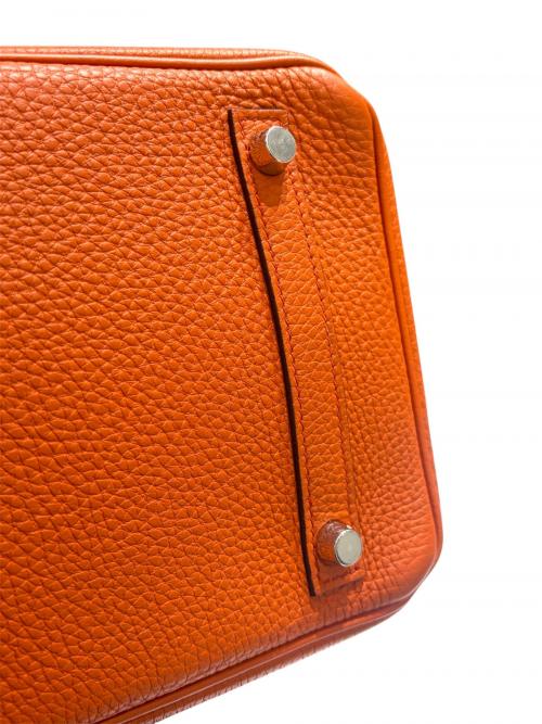 HERMES（エルメス）HERMES (エルメス) バーキン30/シルバー金具/トゴ/オレンジ系/X刻印 オレンジ系 サイズ:30の古着・服飾アイテム