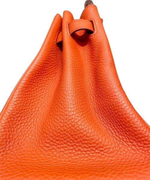 HERMES（エルメス）HERMES (エルメス) バーキン30/シルバー金具/トゴ/オレンジ系/X刻印 オレンジ系 サイズ:30の古着・服飾アイテム