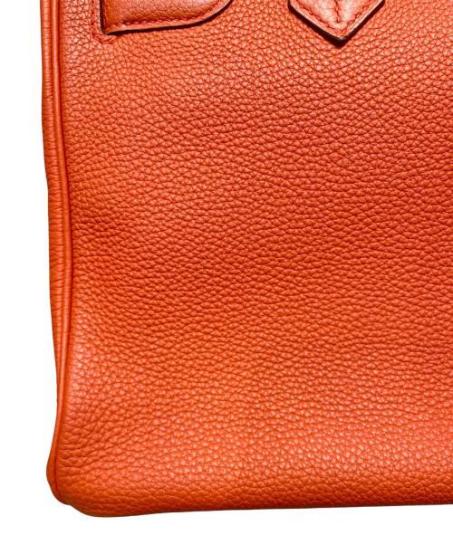 HERMES（エルメス）HERMES (エルメス) バーキン30/シルバー金具/トゴ/オレンジ系/X刻印 オレンジ系 サイズ:30の古着・服飾アイテム