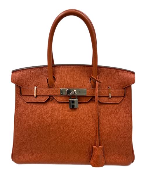 HERMES（エルメス）HERMES (エルメス) バーキン30/シルバー金具/トゴ/X刻印：2016年製 ブラウン系 サイズ:30の古着・服飾アイテム