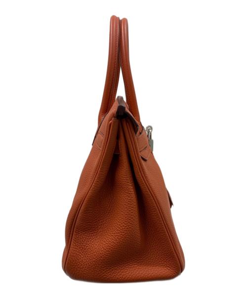 HERMES（エルメス）HERMES (エルメス) バーキン30/シルバー金具/トゴ/X刻印：2016年製 ブラウン系 サイズ:30の古着・服飾アイテム