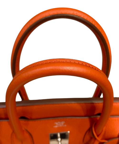 HERMES（エルメス）HERMES (エルメス) バーキン30/シルバー金具/トゴ/X刻印：2016年製/オレンジ系 オレンジ系 サイズ:30の古着・服飾アイテム