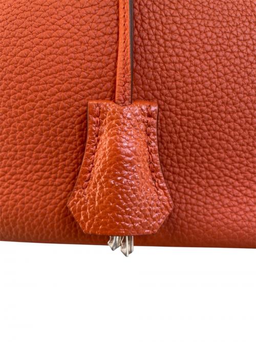 HERMES（エルメス）HERMES (エルメス) バーキン30/シルバー金具/トゴ/X刻印：2016年製/オレンジ系 オレンジ系 サイズ:30の古着・服飾アイテム