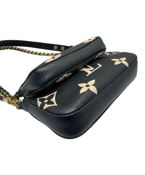 LOUIS VUITTON（ルイ ヴィトン）LOUIS VUITTON (ルイ ヴィトン) ミュルティ ポシェット アクセソワール　M45777 ブラックの古着・服飾アイテム