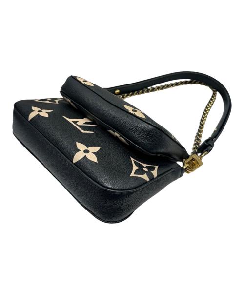 LOUIS VUITTON（ルイ ヴィトン）LOUIS VUITTON (ルイ ヴィトン) ミュルティ ポシェット アクセソワール　M45777 ブラックの古着・服飾アイテム