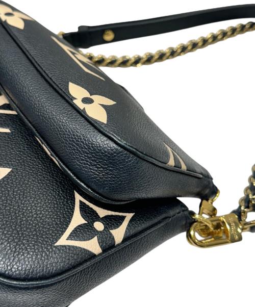 LOUIS VUITTON（ルイ ヴィトン）LOUIS VUITTON (ルイ ヴィトン) ミュルティ ポシェット アクセソワール　M45777 ブラックの古着・服飾アイテム