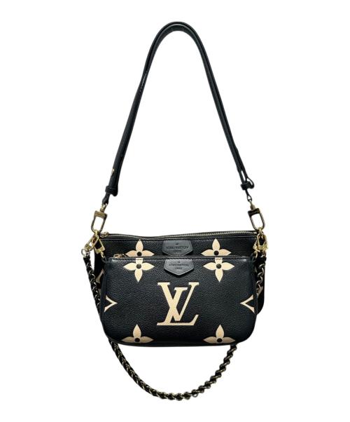 LOUIS VUITTON（ルイ ヴィトン）LOUIS VUITTON (ルイ ヴィトン) ミュルティ ポシェット アクセソワール　M45777 ブラックの古着・服飾アイテム