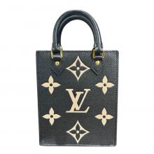 LOUIS VUITTON（ルイ ヴィトン）の古着「モノグラム・アンプラント/プティットサックプラ/M81416」｜ブラック