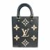 LOUIS VUITTON（ルイ ヴィトン）の古着「モノグラム・アンプラント/プティットサックプラ/M81416」｜ブラック