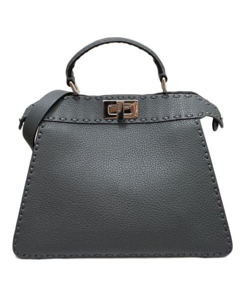 FENDI（フェンディ）FENDI (フェンディ) SELLERIA ピーカブー アイ シー ユー スモール ダークグレーの古着・服飾アイテム