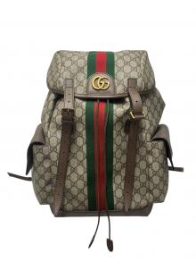 GUCCI（グッチ）の古着「GGスプリームバックパック 598140」｜ベージュ