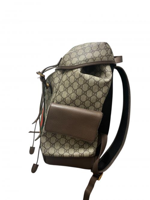 GUCCI（グッチ）GUCCI (グッチ) GGスプリームバックパック 598140 ベージュ サイズ:-の古着・服飾アイテム